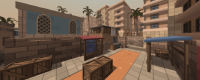Official Sandstorm map preview: sandy streets, stone walls and crates